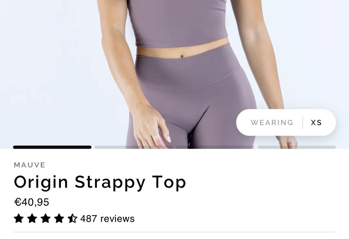 DFYNE Tops: Dfyne Strappy Top Mauve M – Gebraucht aus Winterthur von vic_1256 1