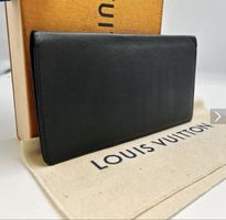 Louis Vuitton Portemonnaie Schwarz – Made in France 