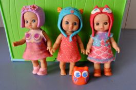 Zapf Creation Mini Chou Chou BIRDIES Vogelhaus & 3 Puppen