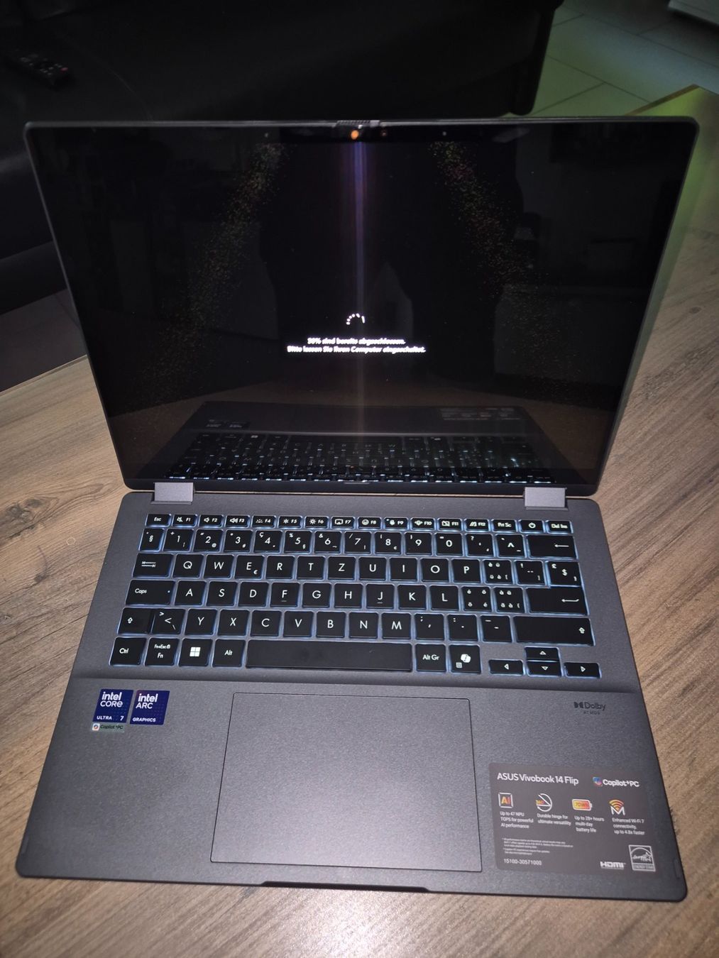 Asus Notebook: Vivobook 14 Flip TP3407SA-SG229W 2 in 1 Laptop – Usato da Niederweningen venduto da era_s96g