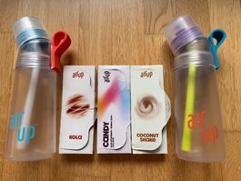 2 Air Up Twist Pro Komplettsets + 1 ohne Verschlusskappe