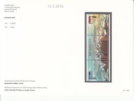 Faltblätter PTT SBK 741 postfrisch