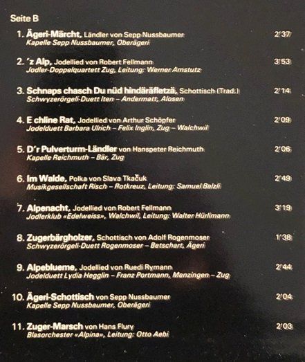 Dischi in vinile: Volkstümliches Zug (LP) – Usato da Grüningen venduto da azulmarron 2