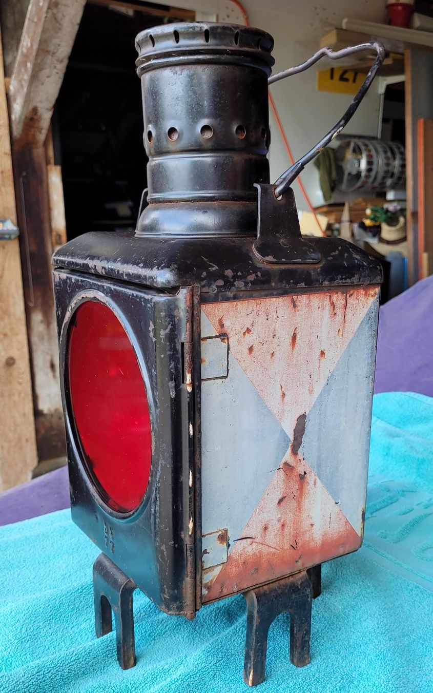 Altro in Decorazioni & Accessori: Antike Weichenlampe Petroleum – Usato da Thun venduto da Engel114 7
