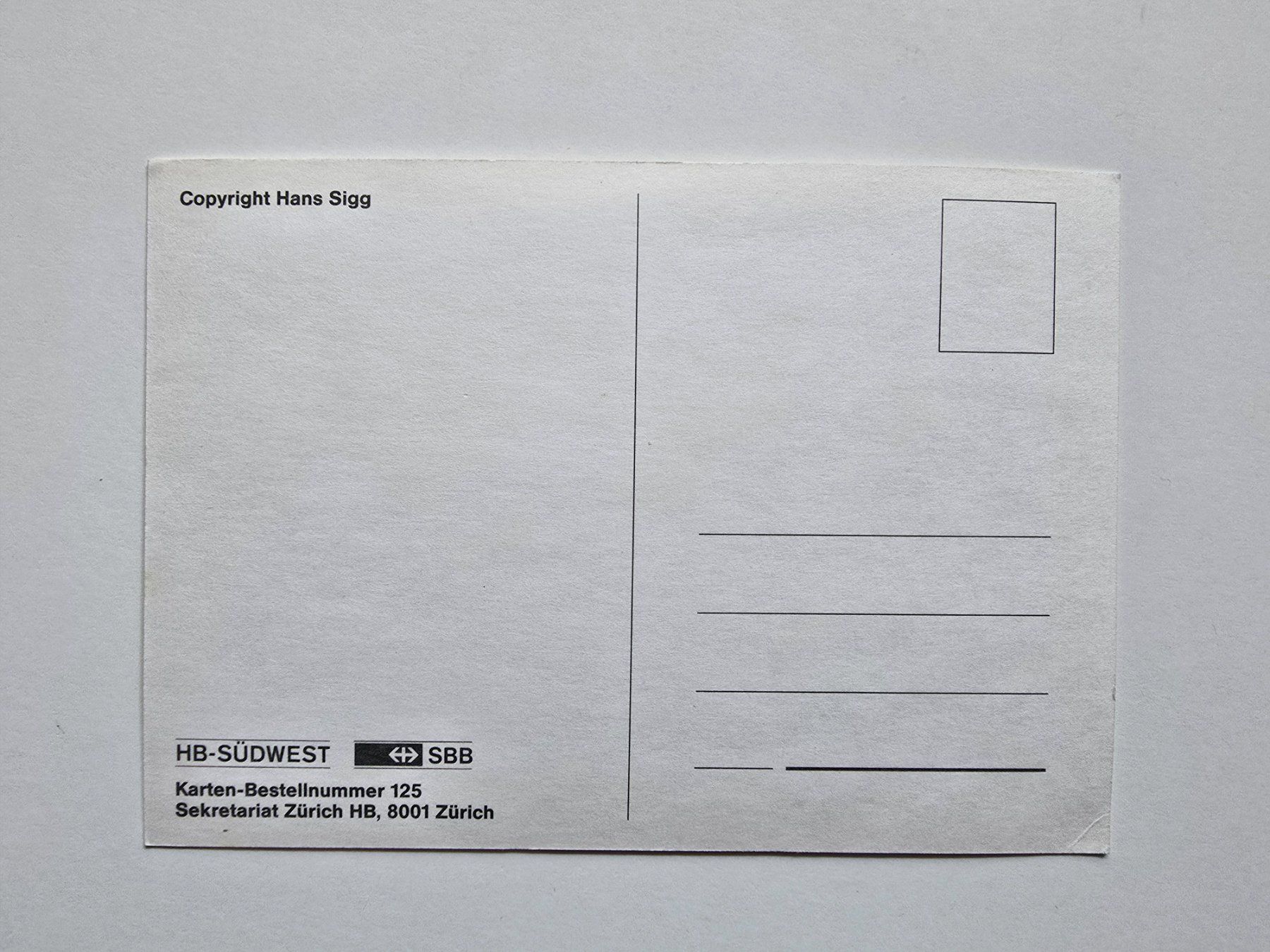 Cartoline postali: AK SBB Schweizerisches Nostalgie Bähnli – Usato da Dättlikon venduto da Wundertuete_ 1