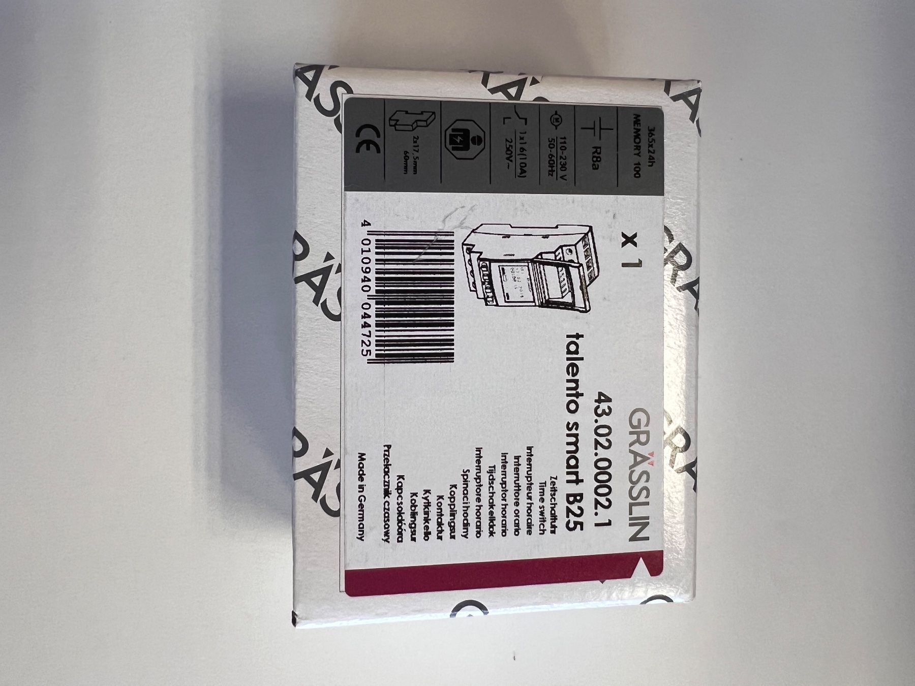 Componenti elettronici: Grässlin talento smart B25 – Nuovo e nell'imballaggio originale da Steffisburg venduto da gia_5gkm