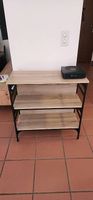 Scaffale / Mobiletto Stile Industriale (Metallo e Legno)