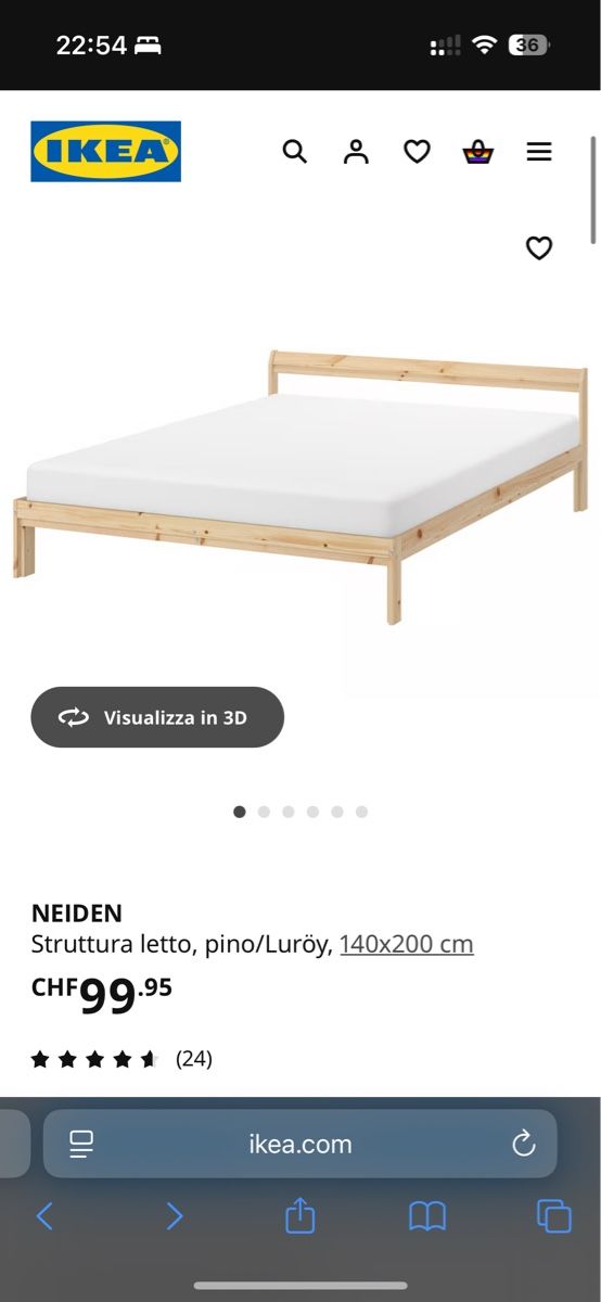 Letti: Bed frame – Nuovo (secondo la descrizione) da Zürich venduto da ali_5t7h