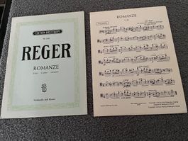 Reger Romanze G dur piano und cello Noten