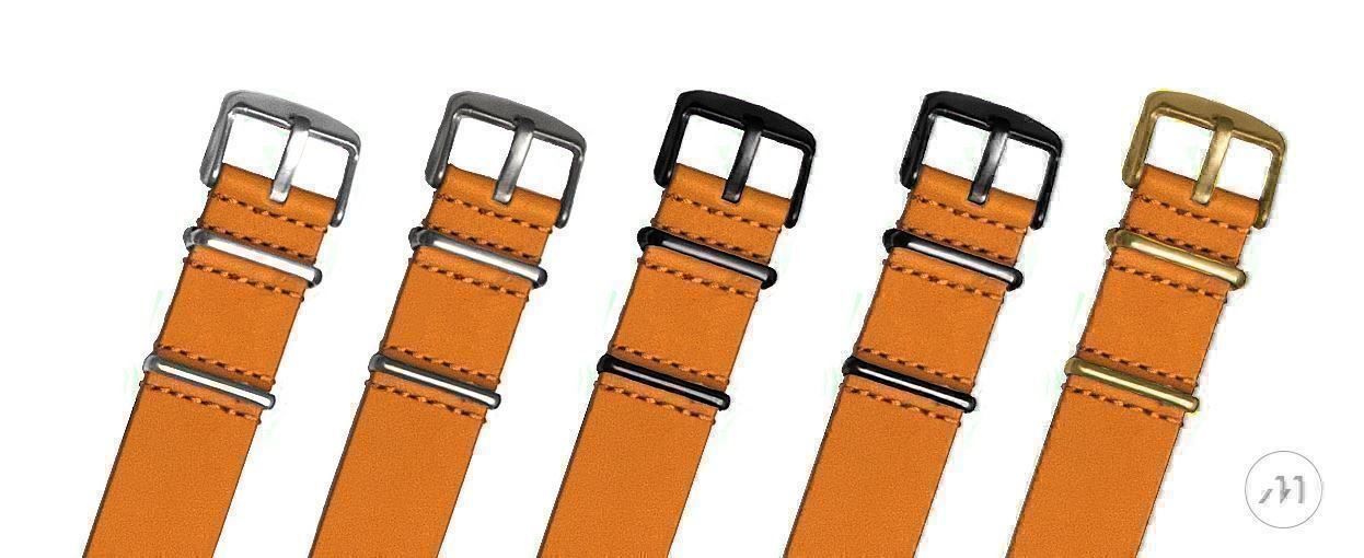 Cinturini per orologio: 22.00mm NATO|Cuir|Lederarmbanduhr| – Nuovo e nell'imballaggio originale da Ligerz venduto da micla.shop 4