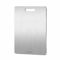 Edelstahl Schneidebrett Edelstahlbrett Fleisch Fisch Kochen