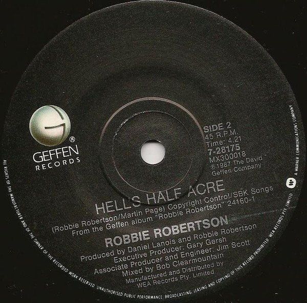 Vinyles: Robertson Robbie: Showdown At Big Sky 7" – D'occasion à Steinhausen par Vilivinili 1
