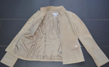 Calvin Klein Jacke / Veste .S Cuir suédé / Leder