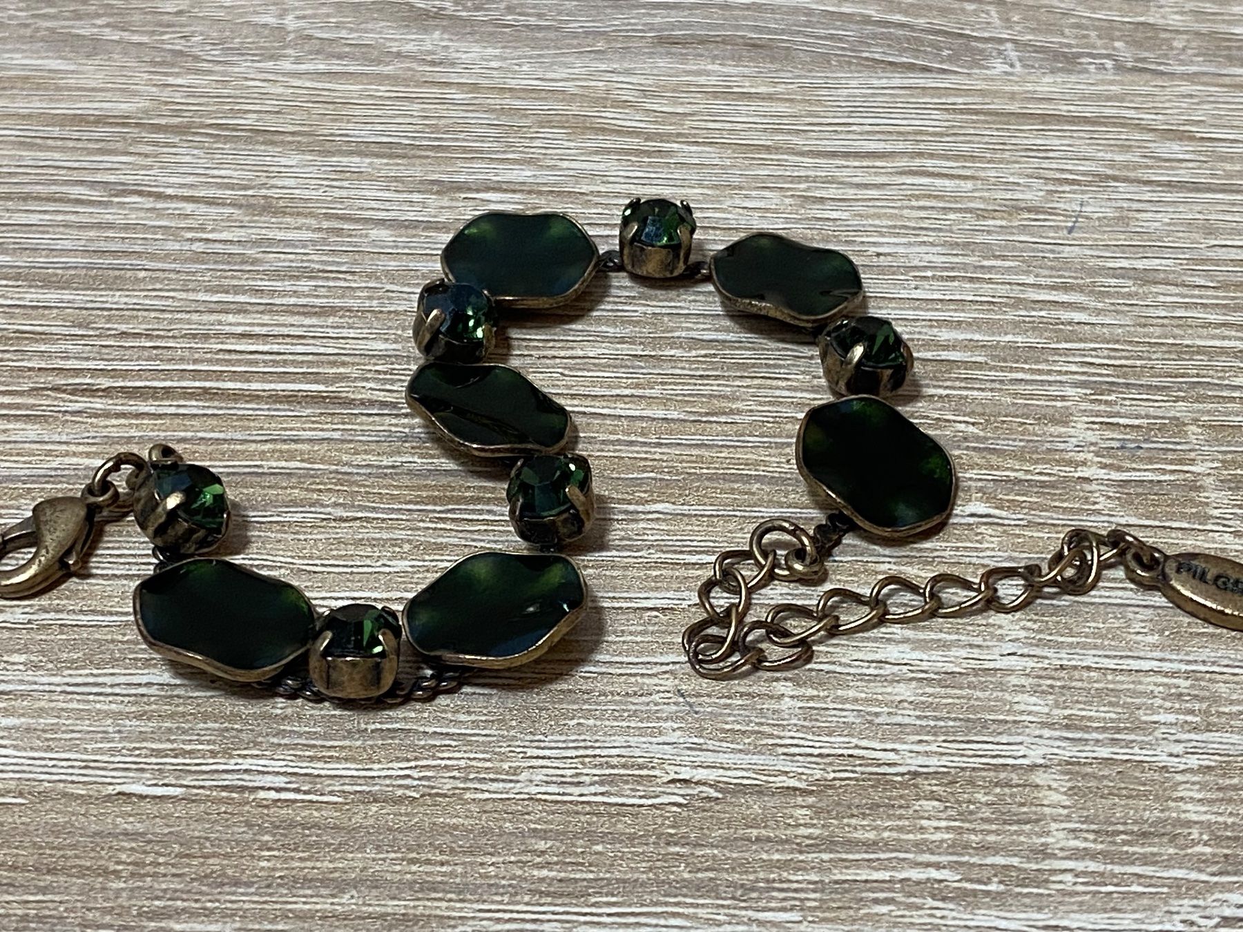 Armbänder & -reifen: Armband vintage, dunkel/grün – Gebraucht aus Bösingen von Trigusik 6