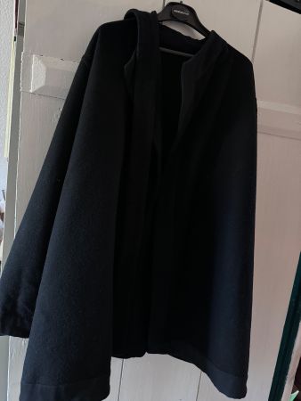 Veste Vintage 2005 noir lainage réversible Jacke