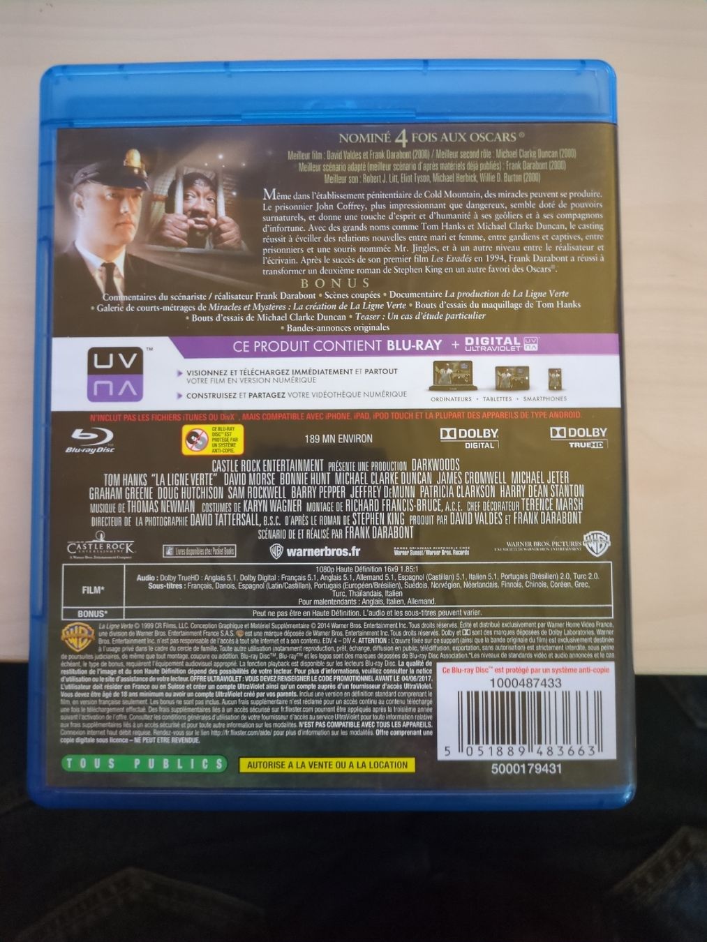 Tutti i DVDs: Blu-Ray La Ligne Verte – Nuovo (secondo la descrizione) da Gland venduto da Kyostal 1