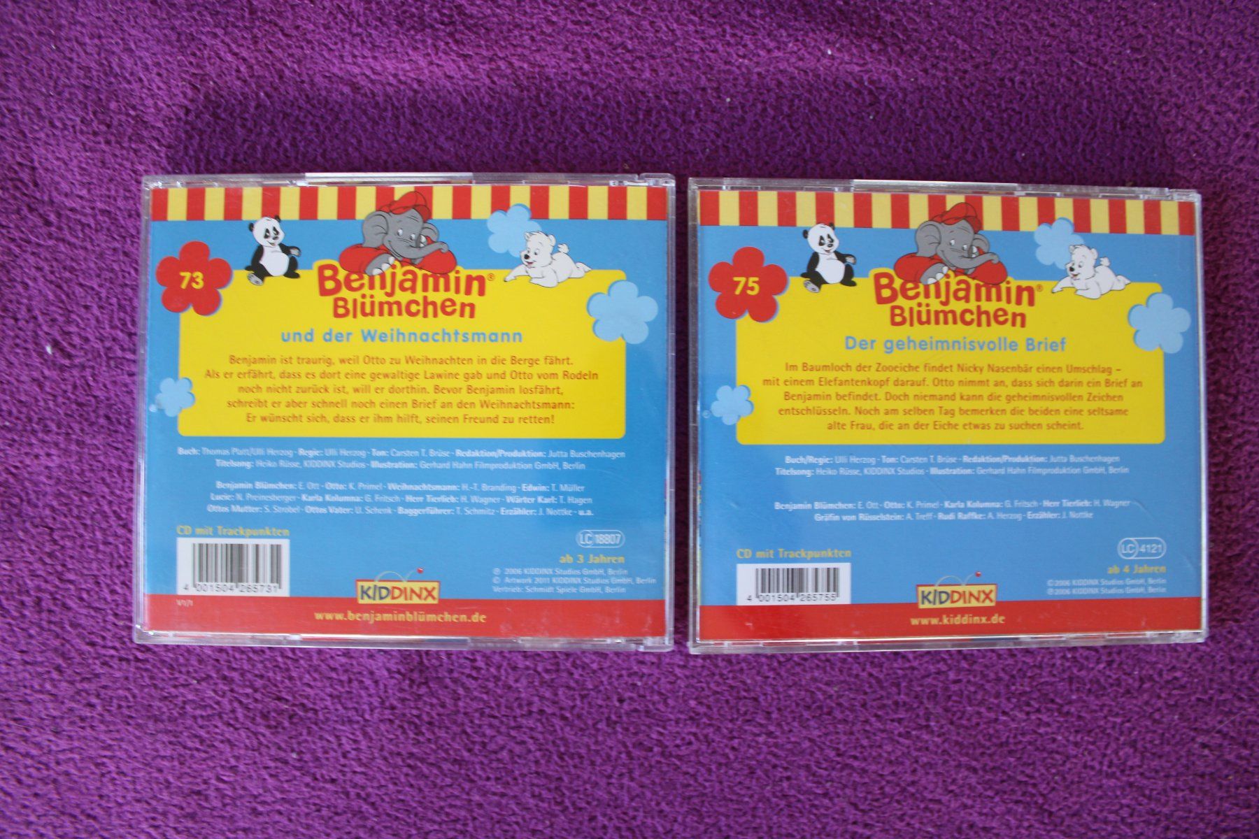 CDs: 6 - Benjamin Blümchen - Hörspiel - CD´s – Gebraucht aus Müllheim Dorf von Seeeule01 2