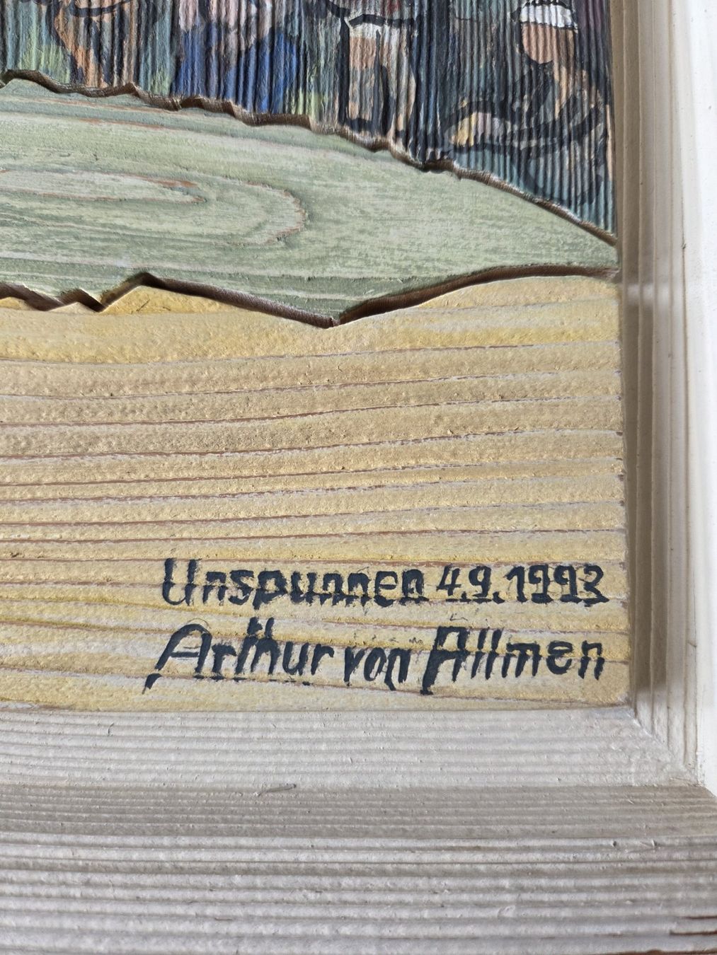 Posters & Illustrations: Holzbild Unspunnenschwinger – D'occasion à Lenk im Simmental par alpenhotel 1