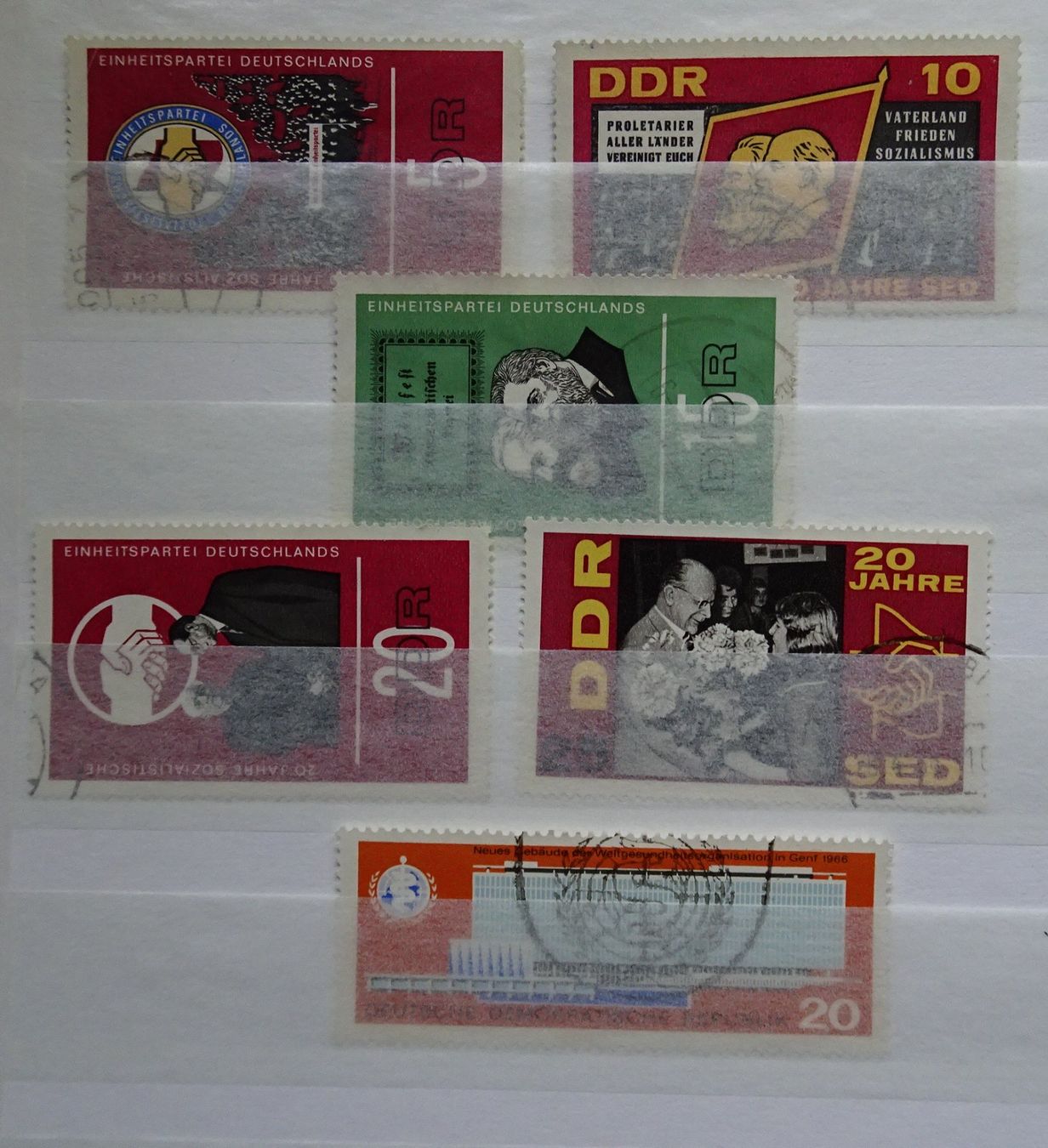Tutti i francobolli: DDR 1966 – Usato da Aadorf venduto da Chnorli-Furz 2