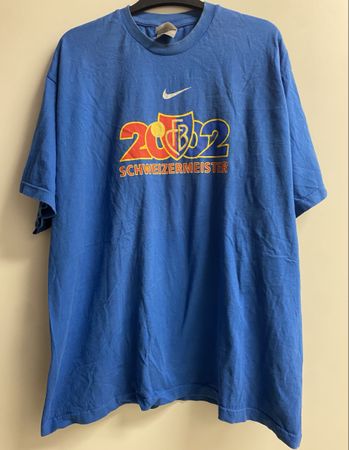 FC Basel 2002 Schweizer Meister T-Shirt Grösse XXL