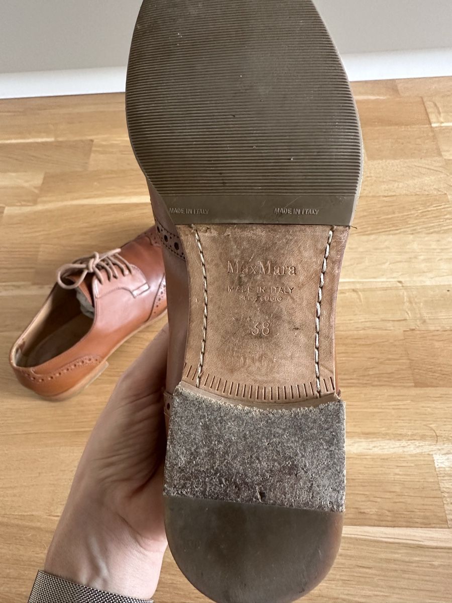 Max Mara Scarpe da donna: Max Mara Echtleder-Schnürschuhe - Größe 38 – Usato da Rüschlikon venduto da elc_6lp9 3