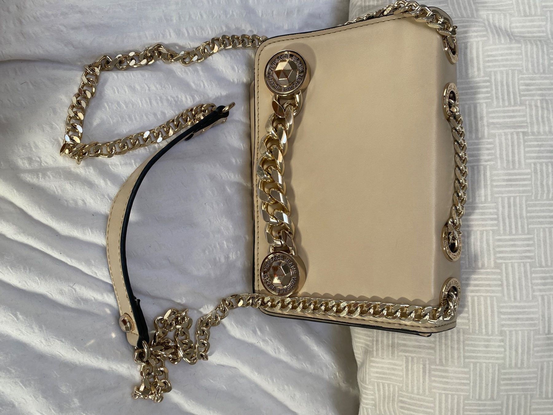 Versace Borse da donna: Versace Jeans Couture Tasche Beige/Crem – Usato da Rorschach venduto da Lauraq12 5