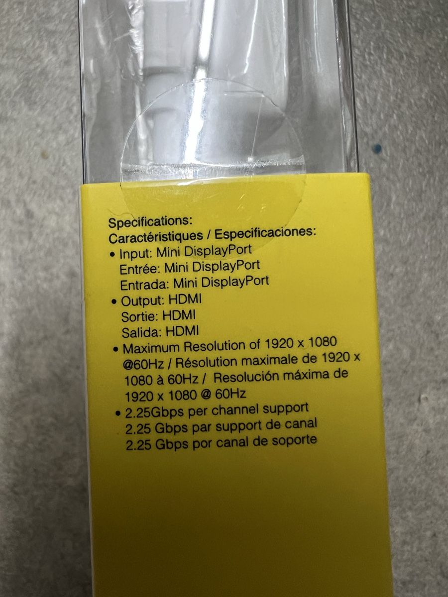 Kabel: 2 x Kanex Mini DisplayPort to HDMI Adapter with Audio – Neu und originalverpackt aus Basel von La.Bonne.affaire 4
