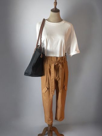 Dorothee Schumacher Hose Gr. 2 (36-38) Caramel Utility Style