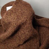 Kaschmir 100% von Loro Piana, Art. Shine 400g Mouliné braun