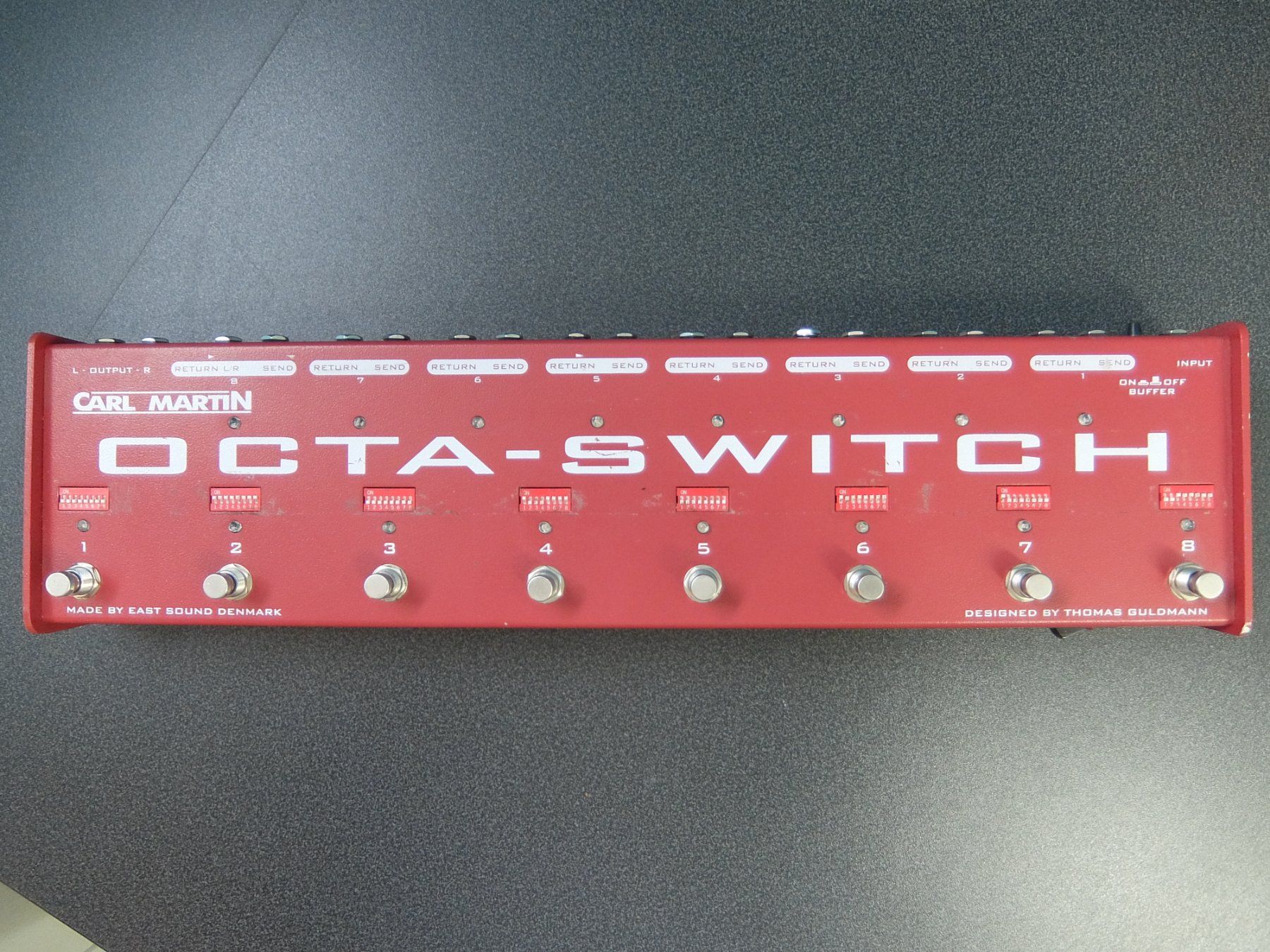Strumenti musicali: Carl Martin - Octa Switch - 8 FX Looper/Switch – Usato da St. Gallen venduto da qflm 1