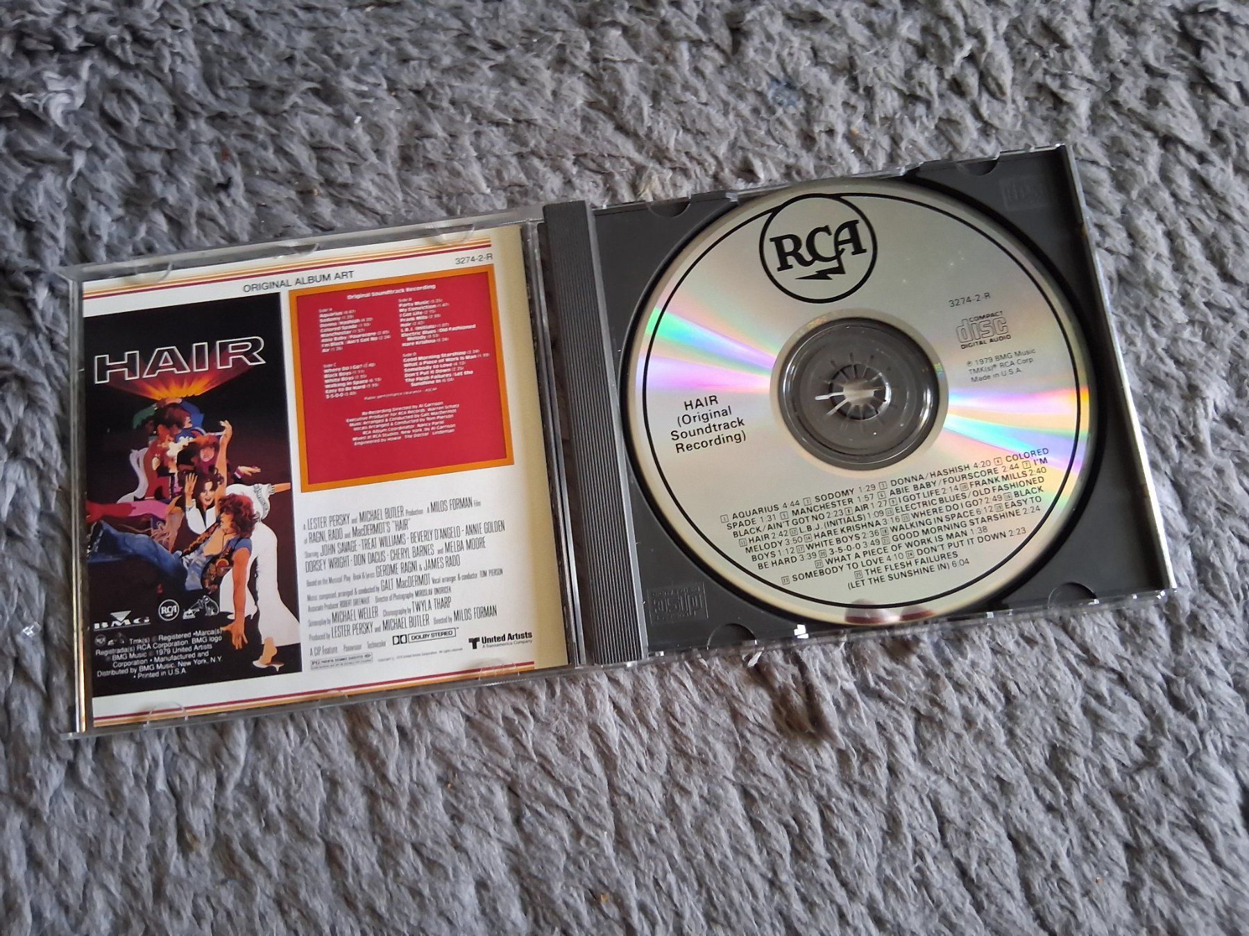 CD: HAIR       SOUNDTRACK      CD – Usato da Wetzikon ZH venduto da Ramones01 2