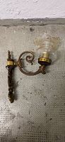 Antike Lampe massiv Wandlampe