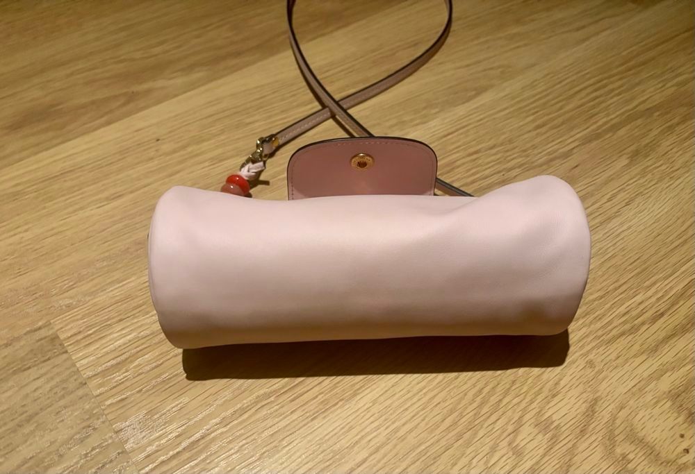 Longchamp Borse da donna: Longchamp Umhängetasche Rosa Leder – Usato da Basel venduto da astwo 6