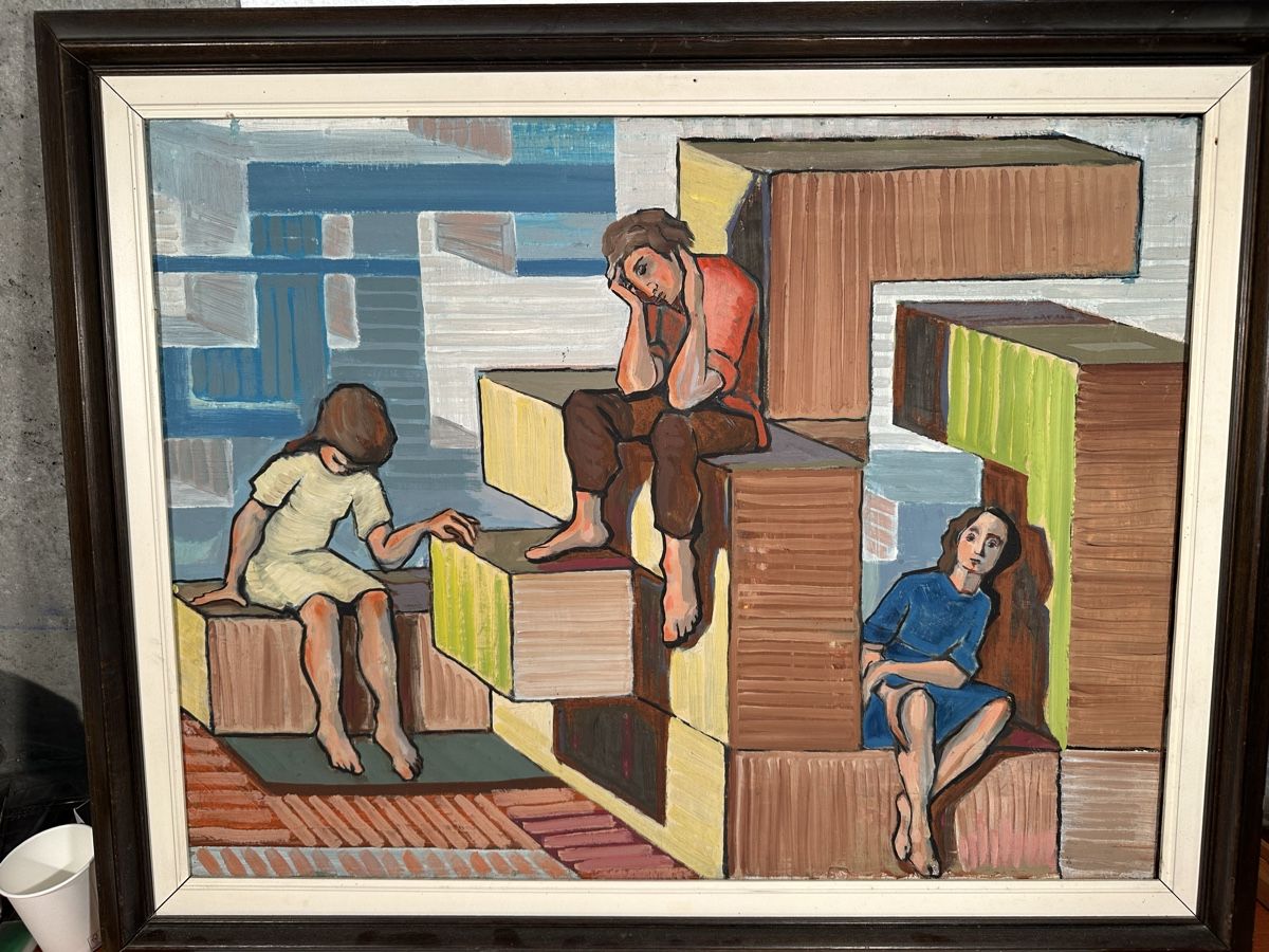 Colori: Peinture à l'huile unique – Usato da Lausanne venduto da artnouveau04 2