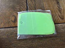 **Liquidation Online Shop**3 neue grüne Teigschaber Spachtel