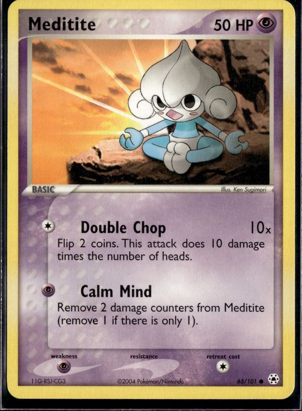 Pokémon Carte collezionabili: Meditite 65/101 EX Hidden Legends – Usato da Zürich venduto da pokemon_cards