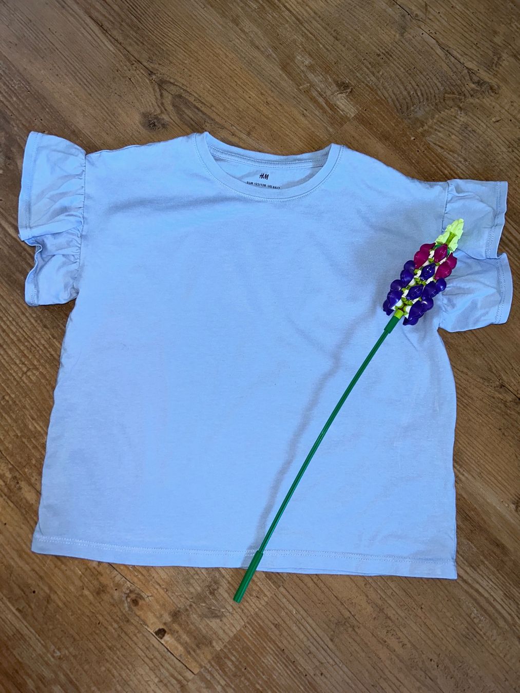 H&M Camicette, T-shirt & Top: Hellblaues T-Shirt H&M 122/128 – Usato da Safenwil venduto da 2hand_aber_wertvoll