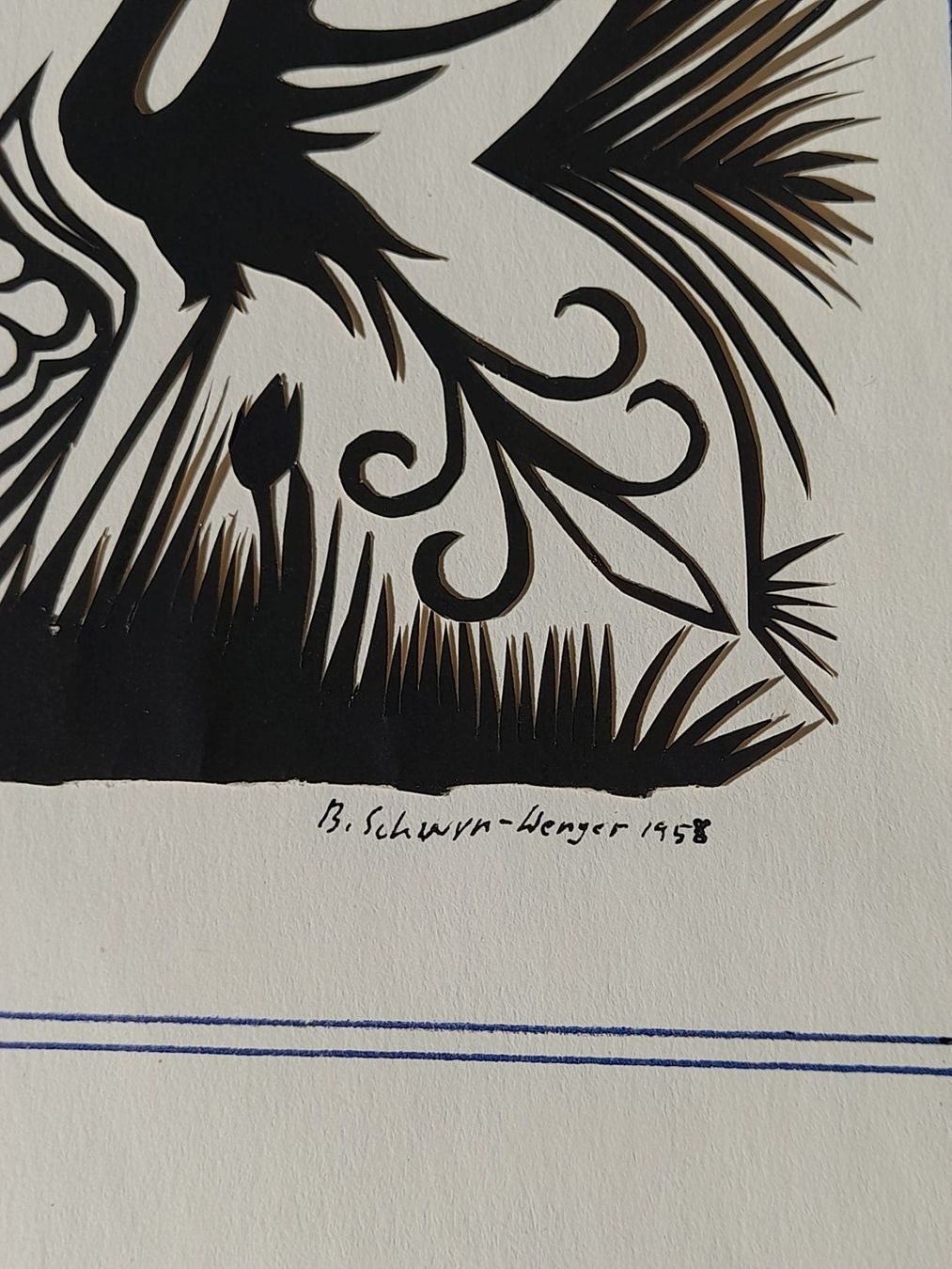 Arts picturaux & lithographies: Scherenschnitt  Barbara Schwyn-Wenger – D'occasion à Thun par Treff.....e 4