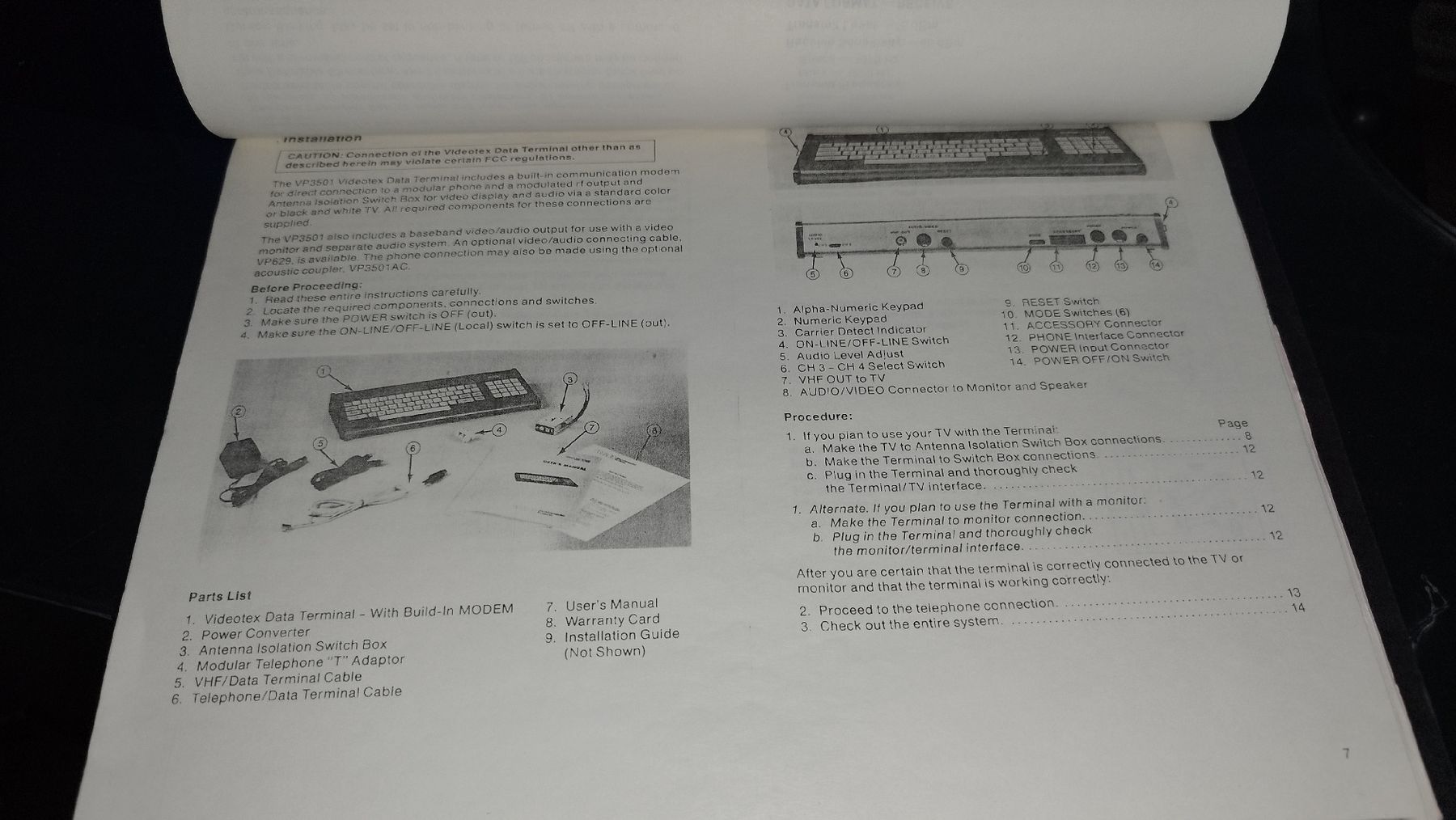 PCs: RCA VP3501 Videotex data terminal  – Gebraucht aus Domdidier von look80486 6