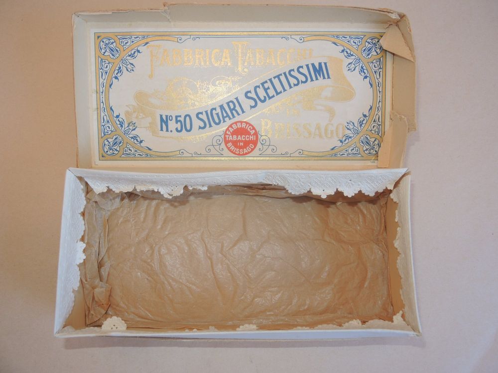 Schachtel Box Fabbrica Tabachi in Brissago Zigaretten Sigari (Gebraucht ...