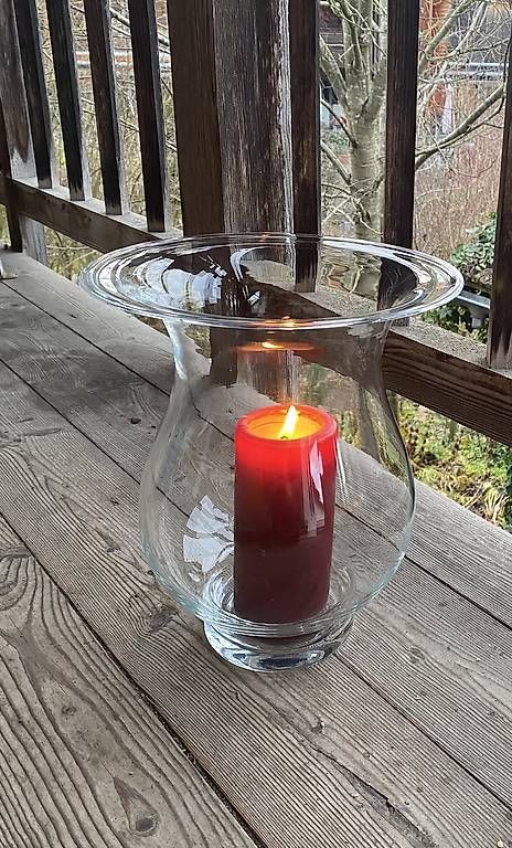 Tutte le decorazioni: Grosses Windlicht aus Glas – Usato da Maur venduto da chr_x8zv