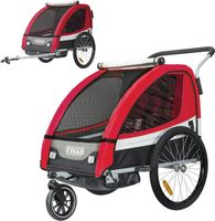 TIGGO 2 in 1 Kinderanhänger ROT