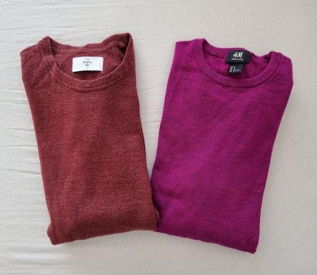 Zwei Wollpullover "C&A / H&M" (Gr. S/M)