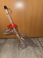 Dino 🦖 Dinosaurier Trinkflasche mit Röhrchen