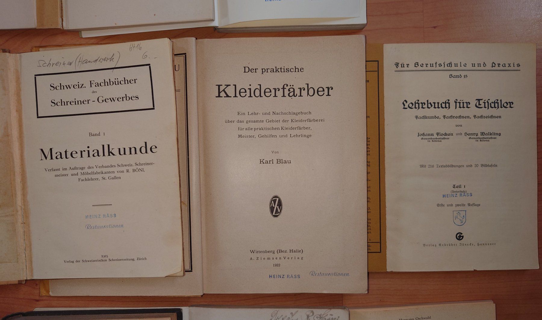 Libri: Sammlung Antike Bücher ab 1902. Alte Handwerke & Berufe – Usato da Zürich venduto da Rst7 8