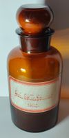 Große Apothekerflasche BELLADONNAE Um 1900 22cm