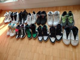Nike Air Jordan Sneaker mehrfarbig gebraucht (auch einzeln)