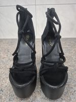 GZ XianLv Plateausandalen schwarz Grösse 37 Nagelneu