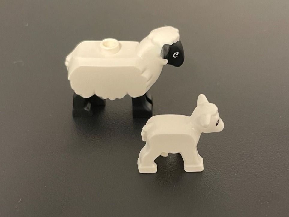 Lego Kit di costruzioni: LEGO 2x Schafe / mouton / sheeps NEU – Nuovo (secondo la descrizione) da Lengnau AG venduto da Chefe43 1