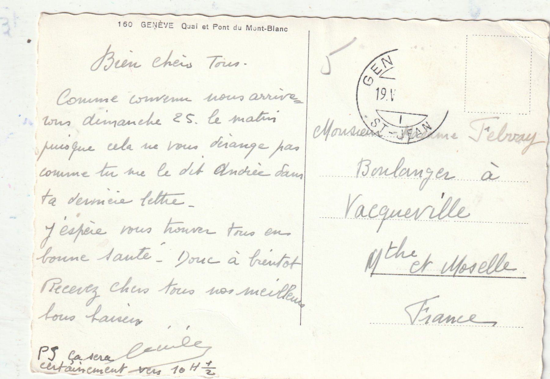 Cartoline postali: Genf alte Karte – Usato da Lumbrein venduto da made02 1